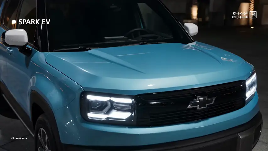 Spark EV — headlights on