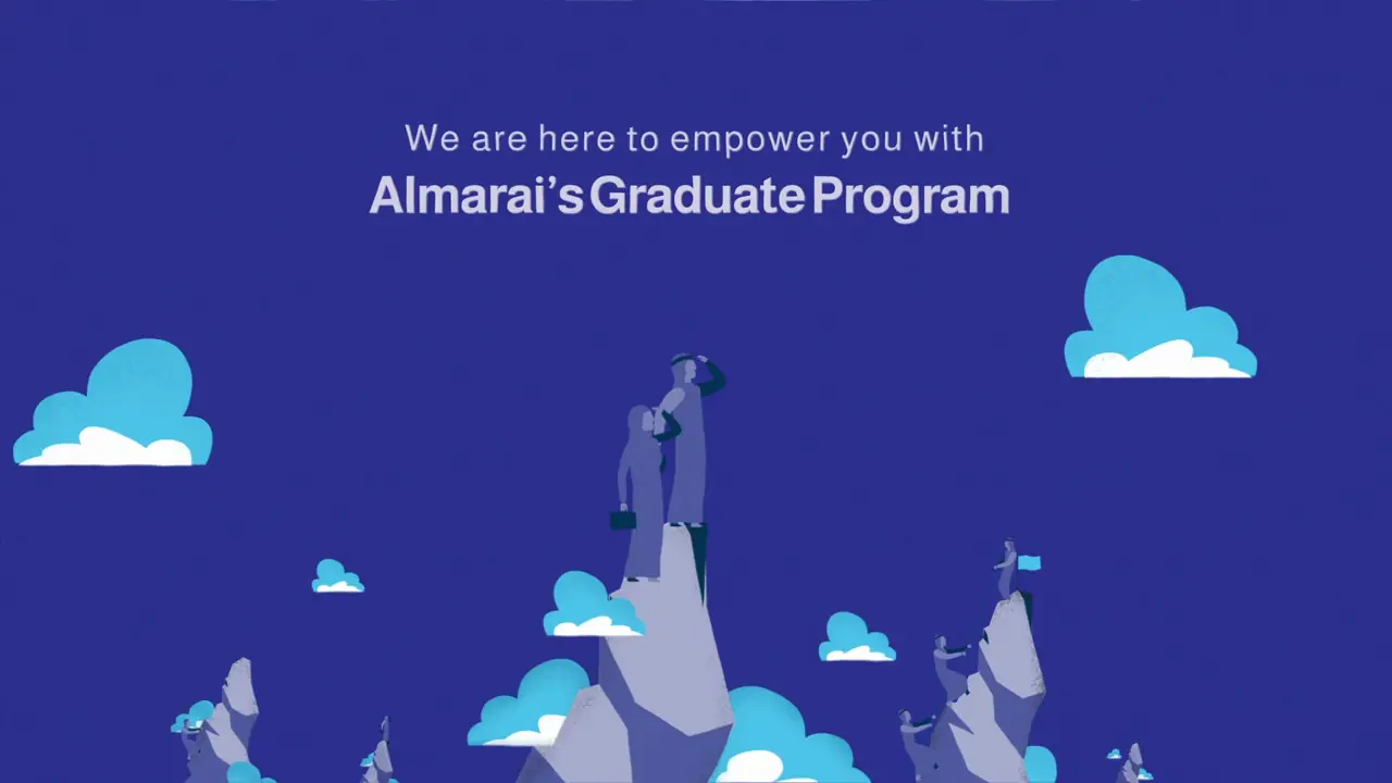 Almarai — Graduate Program: Paper-boat balloons, Lego leadership and a green hill for Vision 2030 — a 79-second invitation to Almarai Academy’s Graduate Program.