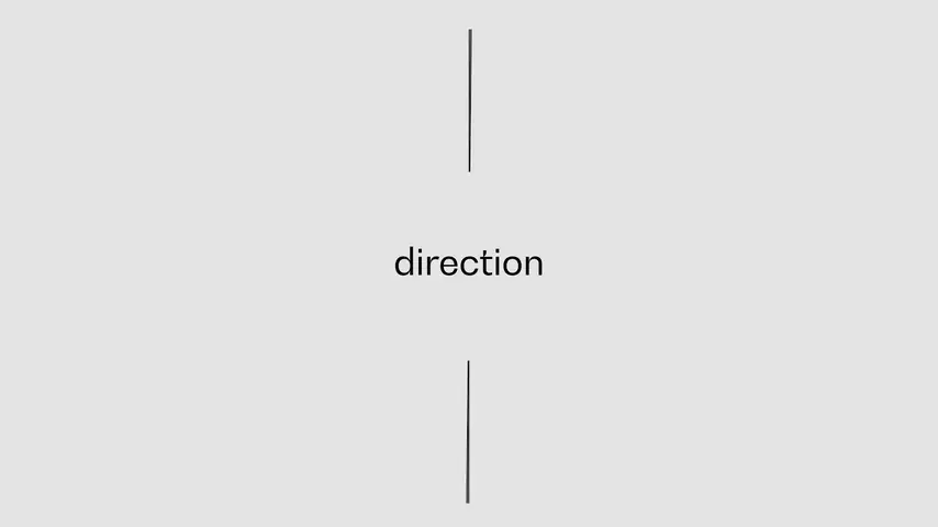 Direction — lines draw and rotate