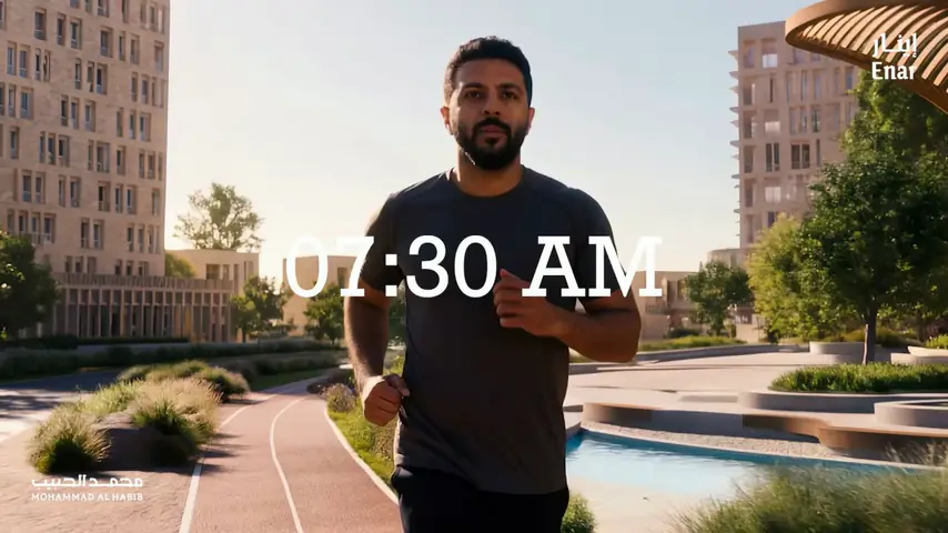 The morning run