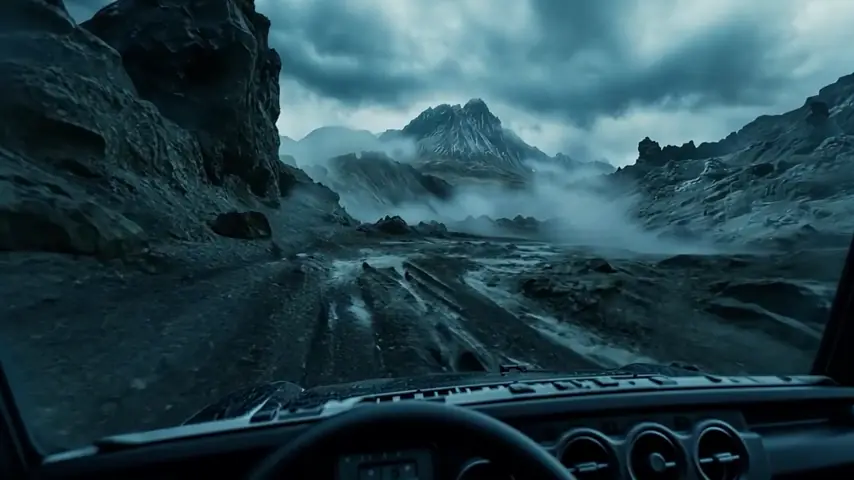 Driver’s view — the cockpit